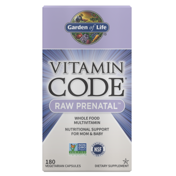 Garden of Life Garden of Life Vitamin Code RAW Prenatal (multivitamin za nosečnice), 180 rastlinskih kapsul