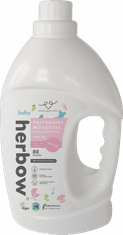 HERBOW Tekoči detergent za pranje belega in barvnega perila - MALINA BABY, za 80 pranj