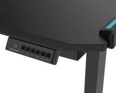 Cougar E-DEIMUS 120 električna gaming miza, RGB, črna (CGR-E-DEIMUS120-B01)