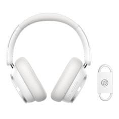 BASEUS Brezžične slušalke Bluetooth 5.2 Baseus Bowie H1 PRO (bele)
