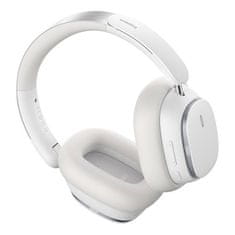 BASEUS Brezžične slušalke Bluetooth 5.2 Baseus Bowie H1 PRO (bele)