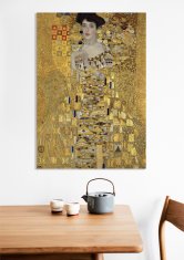 Slika 50 × 70 cm – portret Adele Bloch-Bauer, Gustav Klimt, vintage.