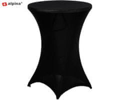 Alpina elegantna prevleka za barsko mizo, 90 cm, črna
