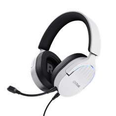 Trust GXT 490W Fayzo gaming slušalke, USB, bele