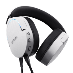 Trust GXT 490W Fayzo gaming slušalke, USB, bele