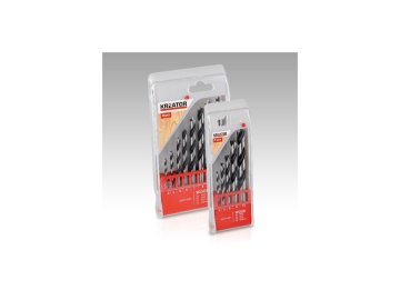Kreator 8-delni komplet svedrov za les (3-10 mm) KRT012302
