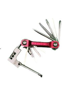 HAVEN Več ključev - zapiranje rdeče barve z zakovičnikom