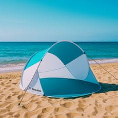 Trizand Pop-up zložljiv šotor 190x120x90cm - turkizno/bel