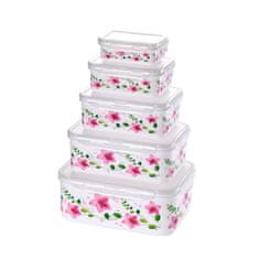 Haushalt Kozarci za hrano Clematis, set 5
