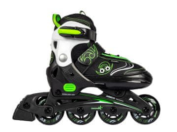 Muuwmi Nastavljive otroške rolerje zelene velikosti 37-40