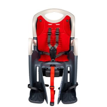 Bellelli Nastavljiv otroški kolesarski sedež TIGER EASY DREAM, siv