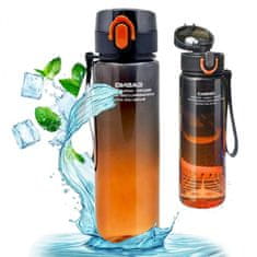 LIVEFY steklenica za vodo Hydra 560ml, črna / oranžna