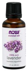 NOW Foods Essential Oil, Lavender oil 100% Pure (eterično olje sivke), 30 ml