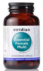VIRIDIAN nutrition Essential Female Multi 60 kapsul