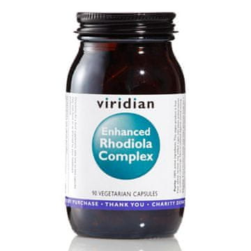 VIRIDIAN nutrition Enhanced Rhodiola Complex 90 kapsul (Rhodiola roza z adaptogeni)