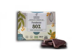 Cacao Crudo Raw Temna čokolada 80%, BIO, 30 g