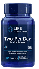 Life Extension Dva multivitamina na dan, 120 tablet