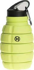 BrainMax Steklenica BrainMax Grenade, zložljiva silikonska steklenica za vodo, 580 ml Barva: Svetlo zelena