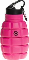 BrainMax Steklenica BrainMax Grenade, zložljiva silikonska steklenica za vodo, 580 ml Barva: Svetlo zelena