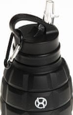 BrainMax Steklenica BrainMax Grenade, zložljiva silikonska steklenica za vodo, 580 ml Barva: Svetlo zelena