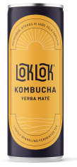 LokLok Kombucha Yerba Maté, v pločevinki, 330 ml
