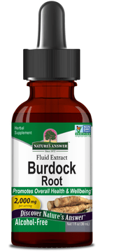 Nature's Answer Burdock Root, korenina repinca, izvleček, 2000 mg, 30 ml