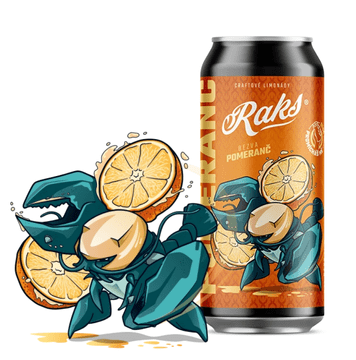 RAKS Crack pomaranča, limonada, 500 ml
