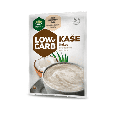 Topnatur Low Carb kaša, kokos, 60 g