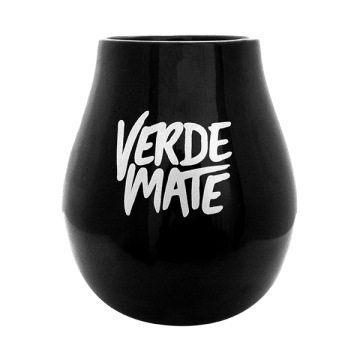 Verde Mate Keramični calabash Verde Mate črn