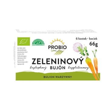 ProBio PROBIO - Zelenjavna juha, kocke 6 x 0,5 l, BIO, 66 g