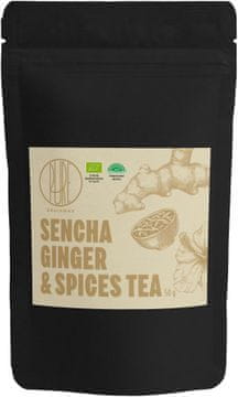BrainMax Pure Sencha Ginger & Spices, Sencha z ingverjem in začimbami, BIO, 50 g Volumen: 50 g