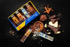 Sens food Pečeni jedilni črički v darilni škatli - čokolada