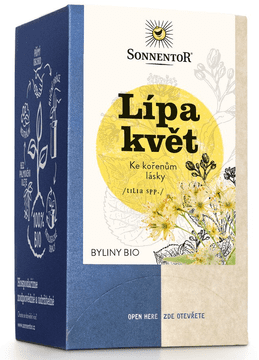 Sonnentor Lipov cvet, porcijski čaj, BIO, 18 kom