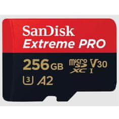 SanDisk Extreme PRO microSDXC 256GB UHS-I 4K UHD (SDSQXCD-256G-GN6MA) spominska kartica