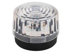 UNBRANDED LED utripajoča luč - prozorna - 12 Vdc - Ø 100 mm 