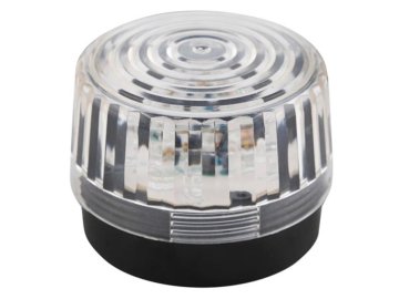 UNBRANDED LED utripajoča luč - prozorna - 12 Vdc - Ø 100 mm