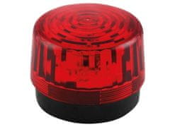 UNBRANDED Led utripajoča luč - rdeča - 12 Vdc - Ø 100 mm 