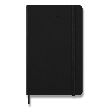 Moleskine Dnevnik Smart Writing Diary 2026 - L, tedenski, črn