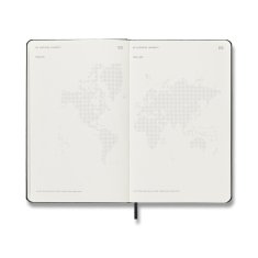 Moleskine Dnevnik Smart Writing Diary 2026 - L, tedenski, črn