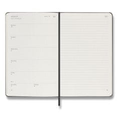 Moleskine Dnevnik Smart Writing Diary 2026 - L, tedenski, črn
