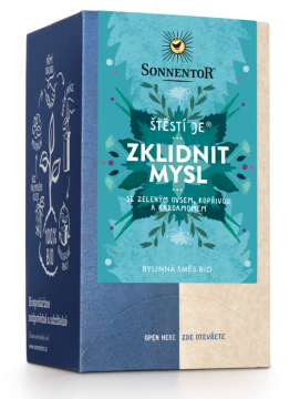 Sonnentor Happiness is za pomiritev duha, porcijski čaj, BIO, 18 kos