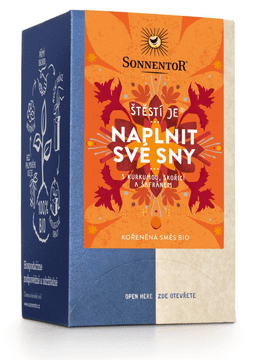 Sonnentor Sreča je za izpolnitev vaših sanj, porcijski čaj, BIO, 18 kos