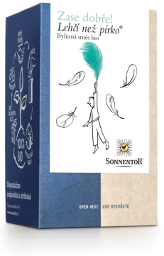 Sonnentor Lažji od peresa, porcijski čaj, BIO, 18 kos