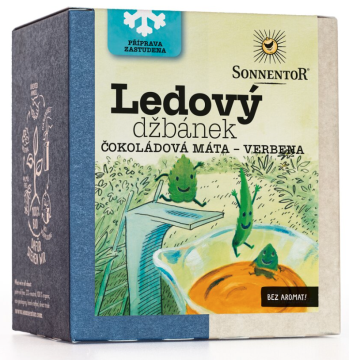 Sonnentor Ice mug čokoladna meta - verbena, porcijski čaj, BIO, 16 kos