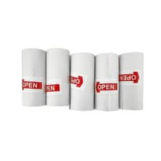HURTEL Papir za termotiskalnik z aparatom HURC10 57 mm x 5 m, komplet 5 kosov – bel