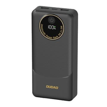 DUDAO Powerbank K12Pro 20000mAh 22,5W PD USB-A USB-C - črn