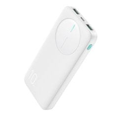 Joyroom Powerbank JR-PBF12 10000mAh 2,4A 2x USB-A 1x USB-C - bela