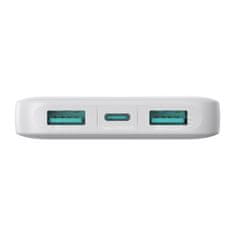 Joyroom Powerbank JR-PBF12 10000mAh 2,4A 2x USB-A 1x USB-C - bela