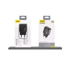 DUDAO Mrežni polnilnik 2,4 A USB-A – črn