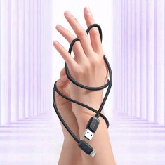 Joyroom Kabel za iPhone Lightning - USB 2.4A 1,2 m črn